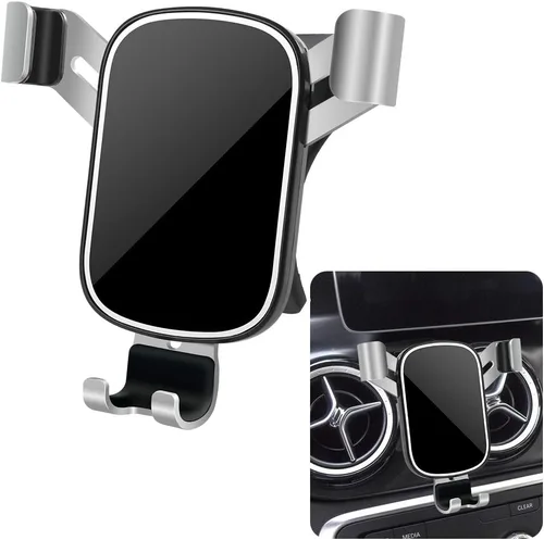 Vista 8 de LUNQIN - Soporte para teléfono de coche para Mercedes-Benz Clase CLA 2020 2021 2022 2023 2024 2025 CLA250 AMG 35 45 S y Benz Clase A 2019-2022 A220