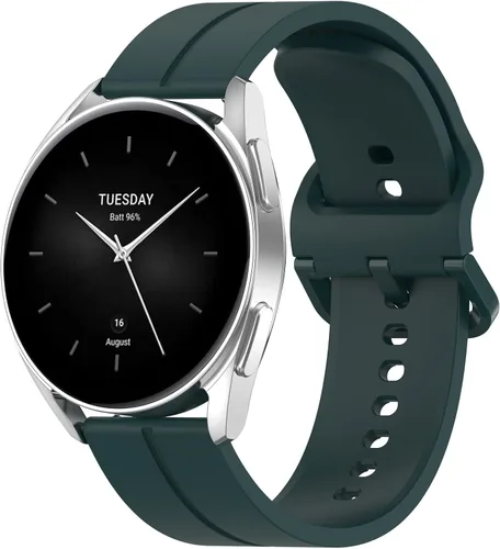 Vista 5 de TenCloud Paquete de 3 correas diseñadas para MILOUZ, Amzhero, A-TGTGA, TOOBUR, TMHAI, Hoowel IDW19 correa de reloj deportiva de silicona suave