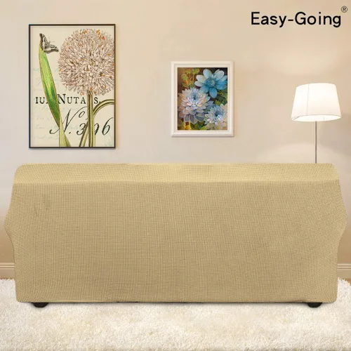 Vista 27 de Easy-Going - Funda elástica sobredimensionada para sofá, 1 pieza, protector muebles, suave, parte inferior elástica, para niños, tela jacquard