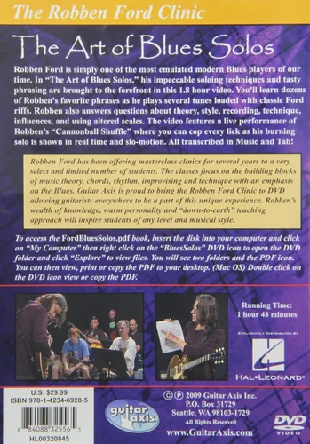 Vista 2 de The Robben Ford Clinic The Art of Blues Solos