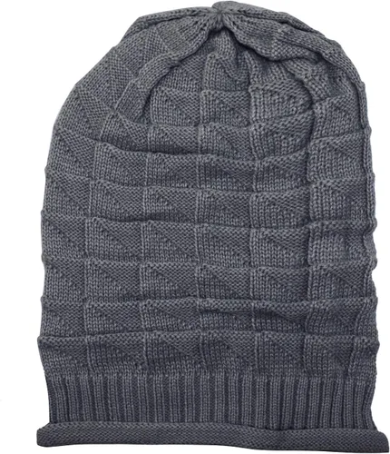 Vista 2 de Las mujeres Knit Beanie Baggy Oversize invierno cálido sombrero suave Slouchy Beanie Skully Cap