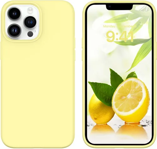 Vista 11 de GUAGUA Funda compatible con iPhone 17 Pro Max de 6.9 pulgadas, silicona líquida, goma de gel suave, delgada, forro de microfibra delgada