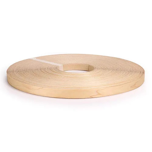 Vista 11 de Skelang Rollo de Banda de Borde de Chapa de Madera de Arce de 2" x 50' Preencolada para Planchar con Adhesivo Termofusible Cinta de Madera Flexible