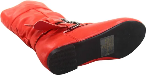 Vista 4 de Link Sonny-54K - Botas de equitación con tacón bajo y hebilla y punta redonda para niña