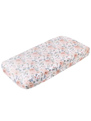 Vista 21 de Copper Pearl Funda de punto para cambiador de alta calidad, suave, elegante y universal para todos los cambiadores de pañales estándar, fundas