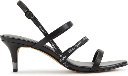 Vista 5 de Karl Lagerfeld Paris DEXTRA - Sandalias de tacón con correa al tobillo para mujer