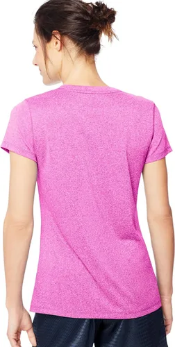 Vista 2 de Hanes Womens Cooldri Short Sleeve Performance V-Neck T-Shirt 1 Pack