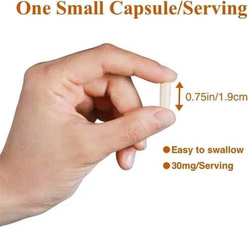 Vista 6 de Picolinato de zinc de 30 mg, alta absorción, apoyo a la función inmunológica, piel, músculo, memoria y metabolismo, fabricado en Estados Unidos