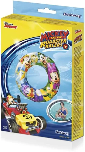 Vista 4 de Bestway © Disney Mickey and the Roadster Racers - Anillo de natación de 22 pulgadas