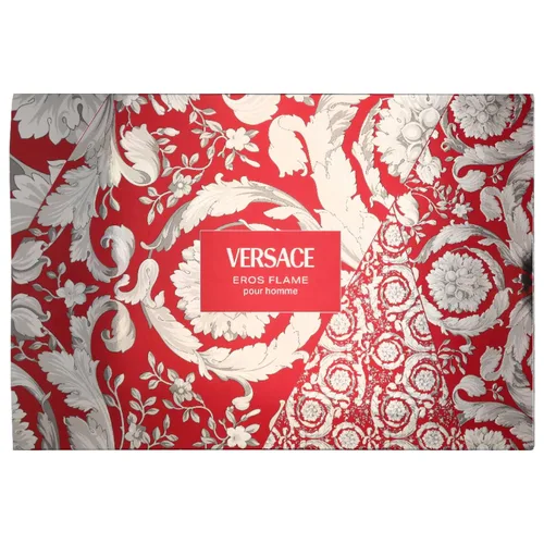 Vista 5 de Versace Eros Flame - Set de regalo de 3 piezas para hombre (3.4 onzas Eau De Parfum Spray + Eau De Parfum Spray de 0.34 oz + bolsa)
