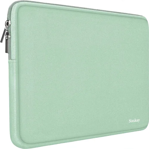 Vista 10 de Naukay Funda para Laptop, Funda de Neopreno Resistente de 13-13.3 Pulgadas para Laptop/Computadora Portátil/Funda de Bolsillo para Computadora