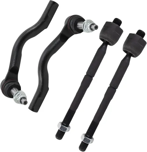 Vista 70 de TRQ Juego de varillas de acoplamiento delanteras interiores y exteriores, 4 piezas, compatible con Kia Soul 2014-2019 15-19 Soul EV