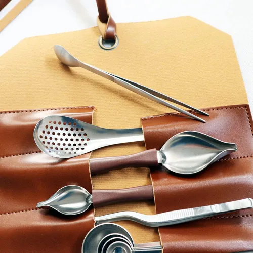 Vista 2 de DUEBEL Kit de chapado de chef profesional, juego de chapado culinario de 12 piezas, acero inoxidable (12 piezas)