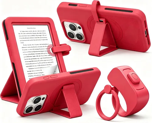Vista 176 de GONEZ Funda magnética para iPhone 12 Case / 12 Pro Case, compatible con MagSafe, [protector de pantalla + protector de lente de cámara], funda