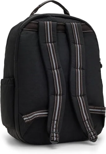 Vista 7 de Kipling Mochila para laptop Seúl extra grande de 17 pulgadas para mujer, duradera, espaciosa con correas acolchadas para el hombro, bolsa escolar