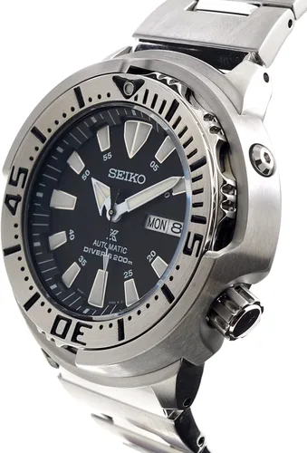 Vista 2 de Seiko Prospex SRPE85K1 - Reloj automático de acero para hombre, 656.2ft