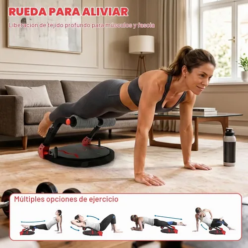 Vista 5 de Eisenlink - Máquina para hacer abdominales ABMAX-Gen3, equipo de ejercicio abdominal con respaldo plano. Máquina multifuncional para entrenamiento