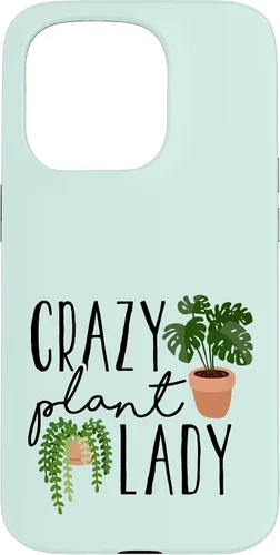 Vista 14 de Crazy Plant Lady - Cute Plant Lovers Gardening Theme Case for iPhone 17