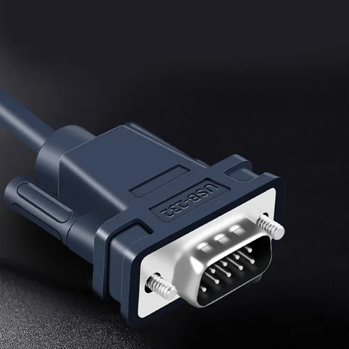 Vista 8 de USB to RS232 Adapter, 6.56 ft, Tinned Copper, PVC, USB 2.0 to DB9 Serial Port Converter Cable for PC, Printer, and Serial Devices