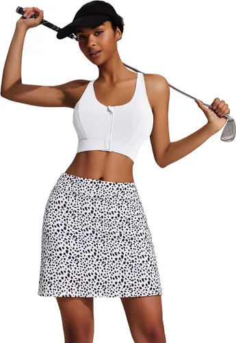 Vista 8 de COOrun Brasier deportivo largo para mujer, con soporte medio, correas ajustables, cruzadas, para gimnasio, entrenamiento de fitness