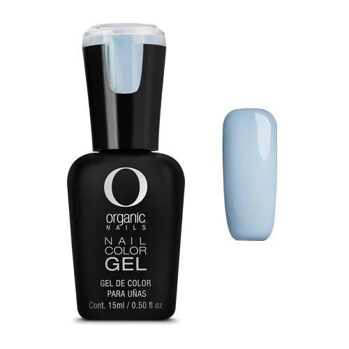 Vista 2 de Organic Nails Helado Gel de color 0.5 fl oz azul. morado, lila, menta, rosa Daisy