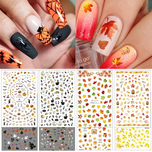 Vista 9 de TailaiMei Calcomanías para uñas de luna y estrella, para el día de San Valentín, calcomanías autoadhesivas de arte de uñas de corazón dorado