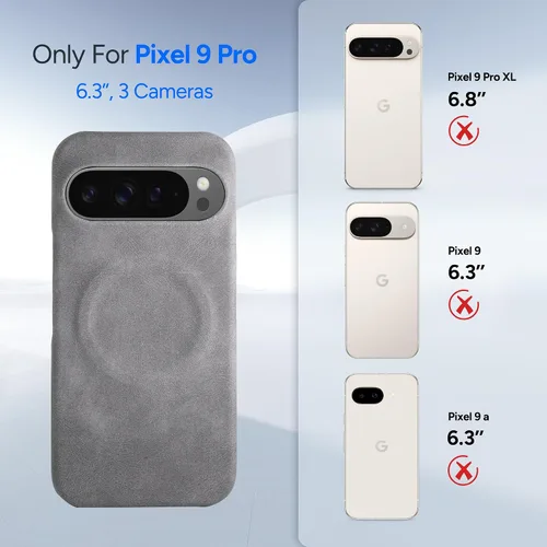 Vista 2 de Funda de teléfono para Google Pixel 9 Pro XL, [compatible con Magsafe] funda magnética protectora a prueba de golpes, soporte delgado y ligero
