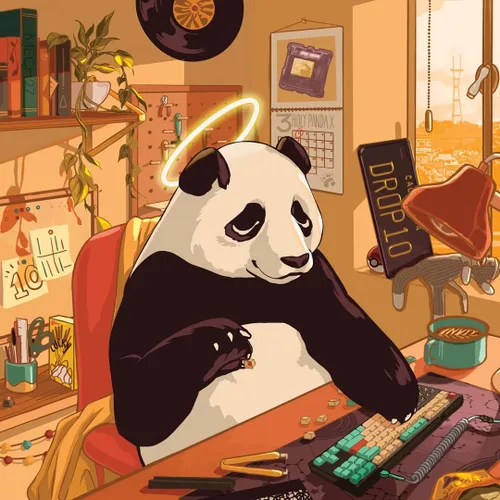 Vista 7 de Drop Holy Panda X Interruptores de teclado mecánico – Interruptores silenciosos y táctiles para montaje en placa, estilo Cherry MX, 2.27 oz