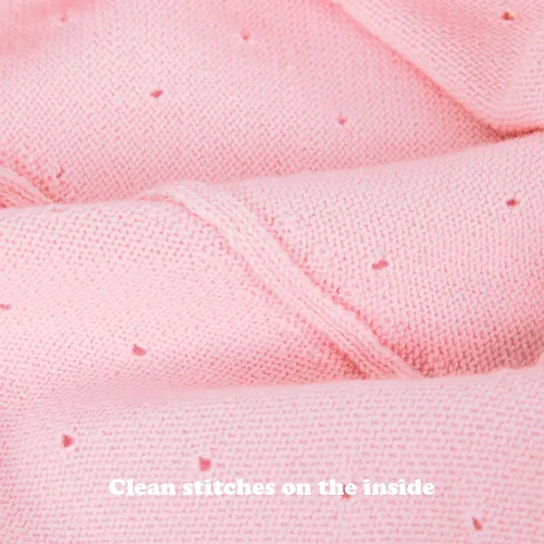 Vista 5 de BOBOYOYO Cárdigan de manga larga para niñas, cárdigan de punto para niñas, vestido bolero para niños pequeños, chal para 3-12 años