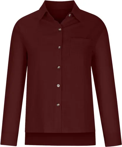 Vista 136 de SMIDOW Camisa de algodón y lino con botones para mujer