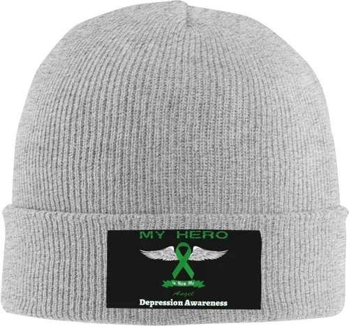 Vista 2 de Beanie Hat Unisex Stretchy Hat Soft Warmth Knit Hat Cap for Men & Women