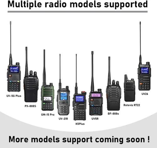 Vista 7 de TIDRADIO Adaptador de Programador Inalámbrico de Radioaficionado APP y Programa de PC para Baofeng UV-5R y Múltiples Modelos Sin Problemas