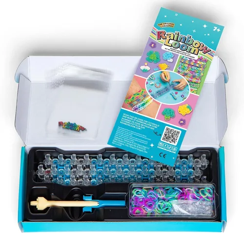 Vista 5 de Rainbow Loom - Kit de pulsera de goma original con gancho de metal