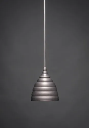 Vista 9 de Toltec Lighting Tallo Colgado Mini colgante, acabado de cobre negro, 3.5" cuadrado humo burbuja vidrio