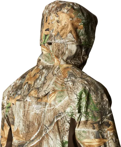 Vista 6 de Columbia Chaqueta de lluvia silenciosa para hombre Trophy Rack