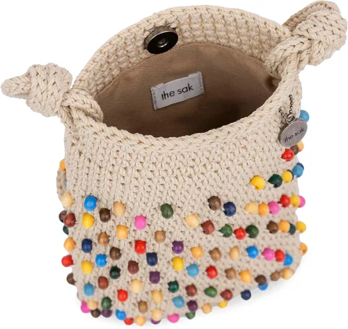 Vista 8 de The Sak Josie - Mini bandolera de ganchillo con correa ajustable