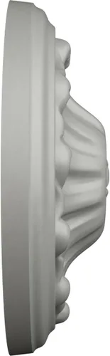 Vista 3 de Ekena Millwork ROS05X05MU Mullin Roseta Redonda, 5 7/8"OD x 1 5/8"P, Imprimado