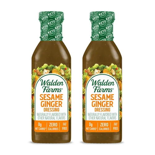 Vista 49 de Walden Farms Vinagreta balsámica de pera y blanca, sin calorías, sin gluten, baja en carbohidratos, apta para dieta cetogénica, vegana, sin azúcar
