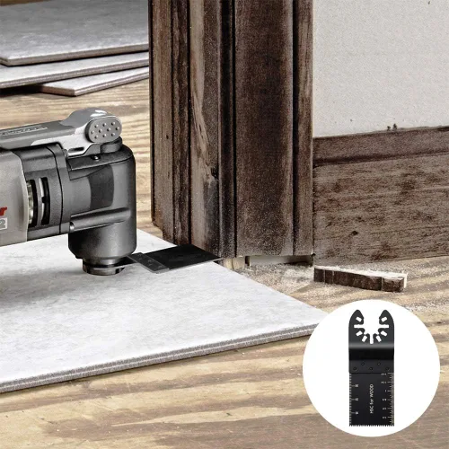 Vista 7 de 40 hojas de sierra oscilantes universales de madera multiherramienta de liberación rápida para cable Porter Black & Decker Rockwell Ridgid Ryobi