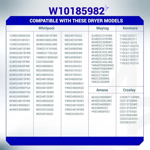 Vista 6 de BlueStars W10185982 Temporizador de secadora compatible con secadores Whirlpool Amana Kenmore Admiral Crosley Roper Inglis – Reemplaza 1546812
