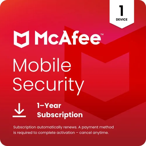 Vista 8 de McAfee Mobile Security Mobile Device Security App with Secure VPN, AI Text Scam Detection, and Antivirus Software 2026 1-Year Subscription with