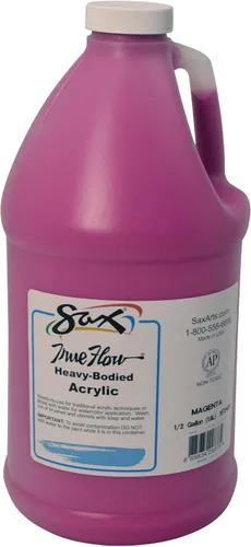 Vista 11 de Sax True Flow - Pintura acrílica de cuerpo pesado, 1/2 galón, juego de 6, varios