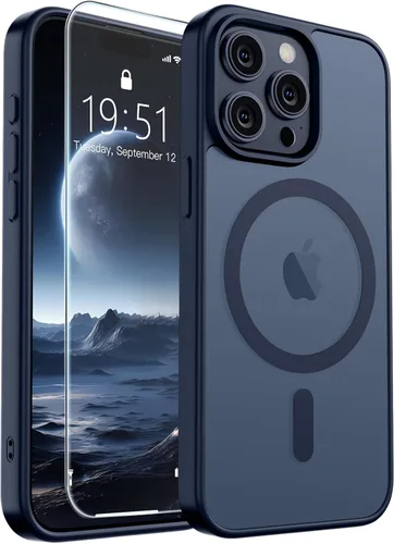 Vista 77 de SUPFINE Funda magnética para iPhone SE 2022 (3ª)/2020 (2ª), iPhone 8 (compatible con MagSafe) (protección contra caídas de grado militar), funda