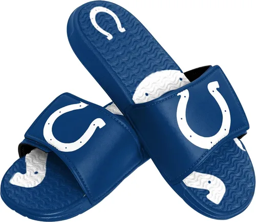 Vista 29 de FOCO mens NFL Team Logo Athletic Sport Shower Flip Flop Sandals Gel Slides