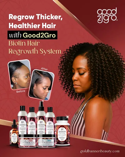 Vista 2 de GOOD2GRO - Acondicionador de crecimiento y engrosamiento de biotina, 8 onzas, fortalece y repara el adelgazamiento del cabello, reduce la rotura