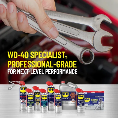 Vista 8 de WD-40 Specialist Removedor de Óxido en Remojo, Un Galón productos químicos de tratamiento de óxido automotriz