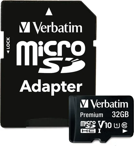 Vista 13 de Verbatim 8GB Tarjeta de Memoria Premium microSDHC con Adaptador UHS-I V10 Clase 10 Soporta Full HD (1080p) Velocidad U1 Calificada Hasta 80MB/s