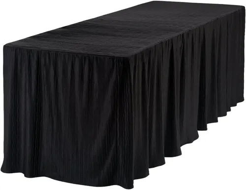 Vista 4 de The Folding Table Cloth 4 pies negro 24x48x29