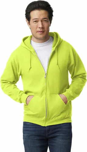 Vista 66 de Gildan Sudadera con capucha y cremallera completa para hombre