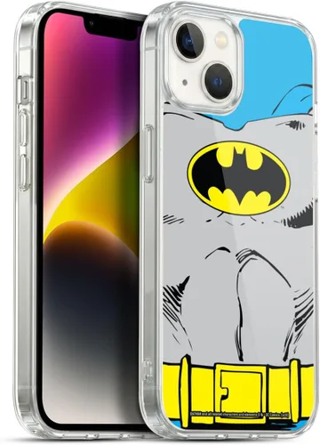 Vista 472 de Head Case Designs Funda de gel con licencia oficial de Batman DC Comics Bat Signal Logos [protección de grado militar] compatible con Apple iPhone 7